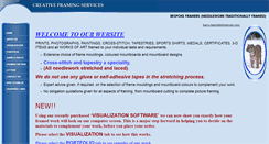 Desktop Screenshot of creative-framing-services.co.uk
